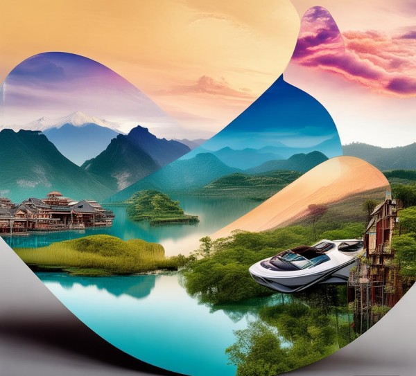 新颖的出国游广告设计，淳安的独特旅游体验